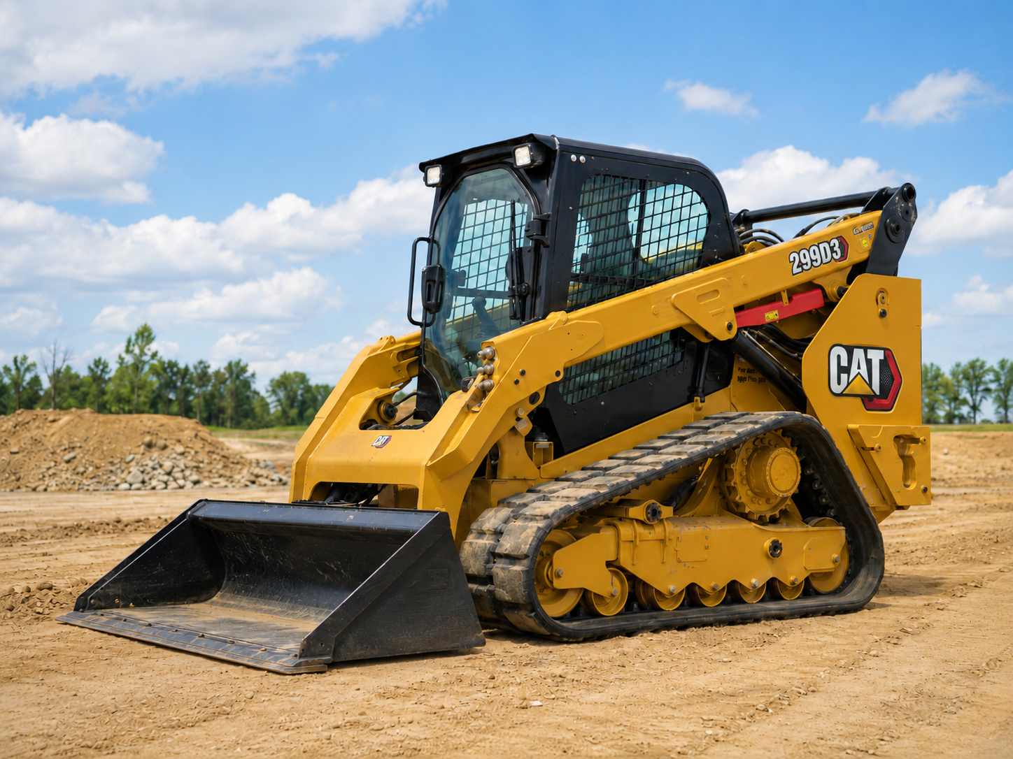 Chargeuse compacte sur chenilles Caterpillar 299D3