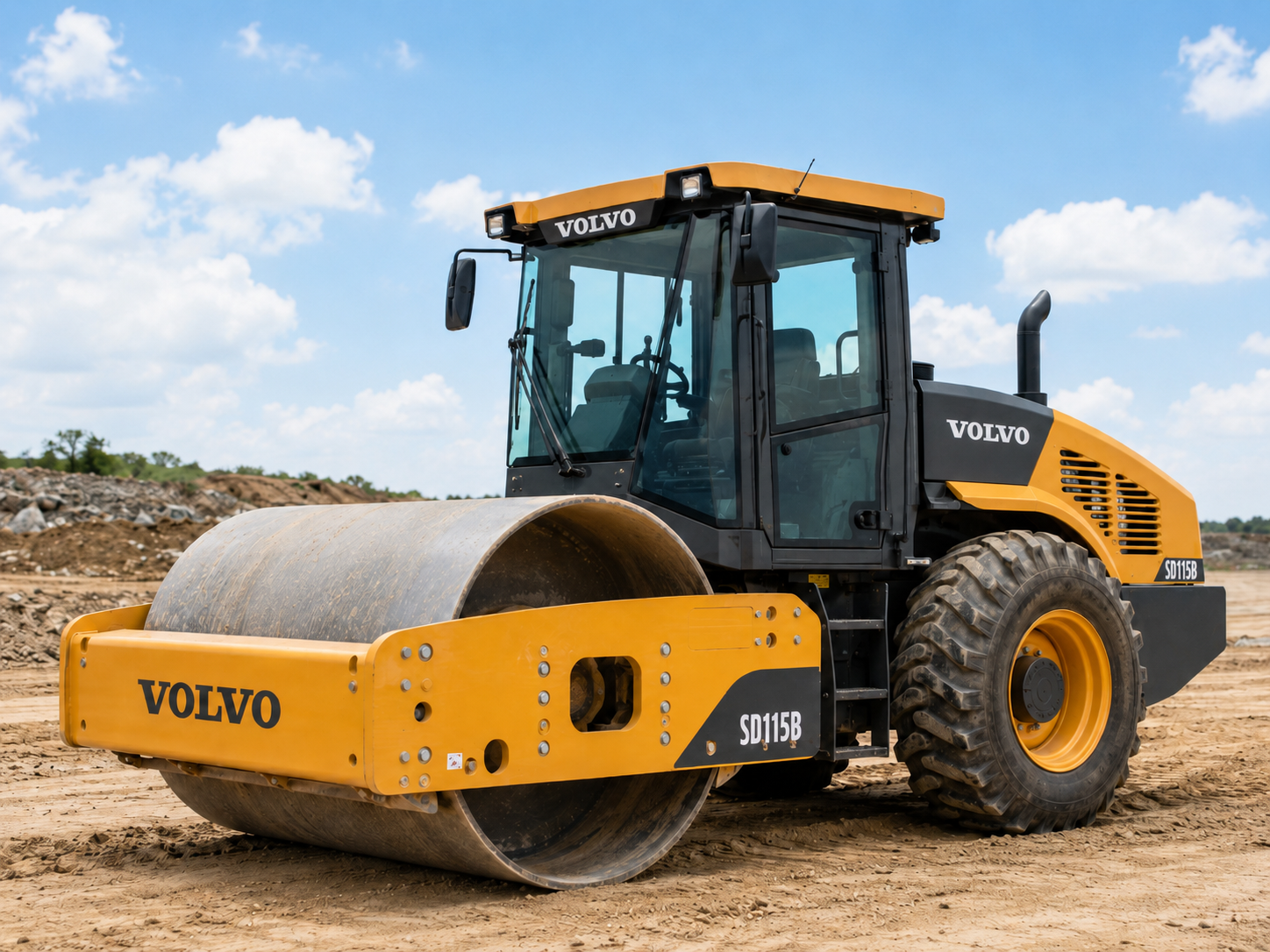 Rouleau compacteur de sol Volvo SD115B